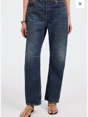 Women’s Madewell Darted Barrel-Leg Jean